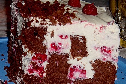 Himbeer - Schachbrett - Torte 113