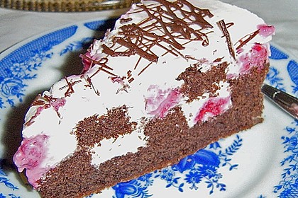 Himbeer - Schachbrett - Torte 73