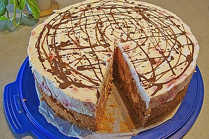 Himbeer - Schachbrett - Torte 74