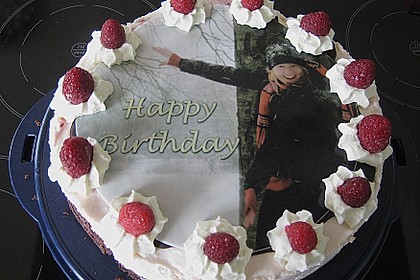 Himbeer - Schachbrett - Torte 24
