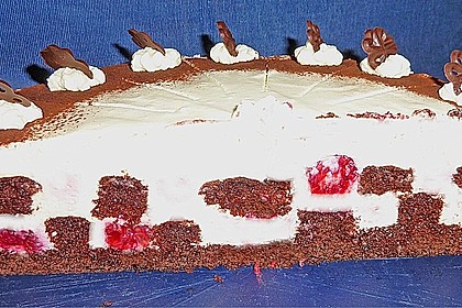 Himbeer - Schachbrett - Torte 83