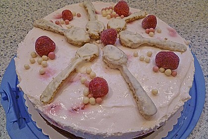 Himbeer - Schachbrett - Torte 122