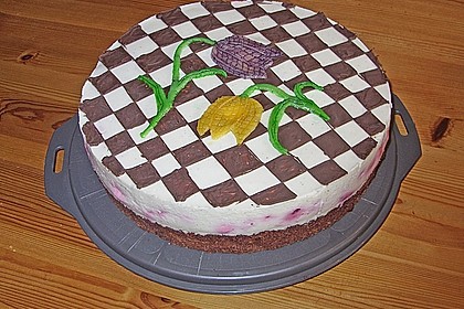 Himbeer - Schachbrett - Torte 19