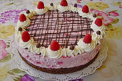 Himbeer - Schachbrett - Torte 15