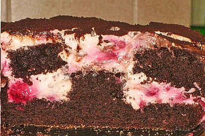 Himbeer - Schachbrett - Torte 114