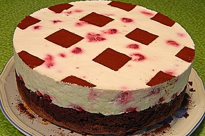 Himbeer - Schachbrett - Torte 34