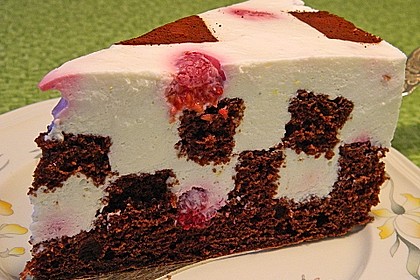 Himbeer - Schachbrett - Torte 17