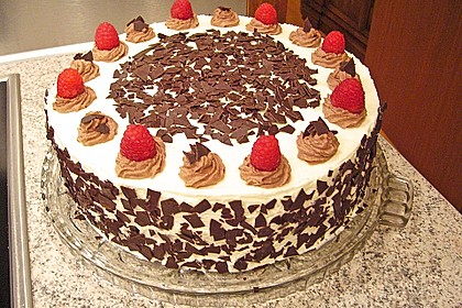 Himbeer - Schachbrett - Torte 14