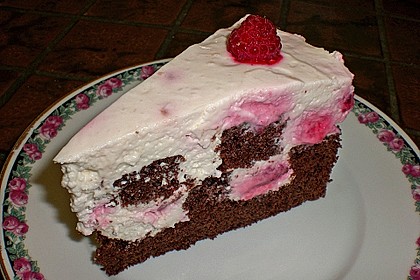 Himbeer - Schachbrett - Torte 35