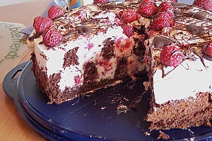 Himbeer - Schachbrett - Torte 54