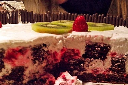 Himbeer - Schachbrett - Torte 85