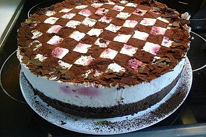 Himbeer - Schachbrett - Torte 101