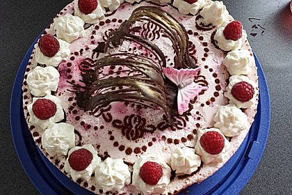 Himbeer - Schachbrett - Torte 5