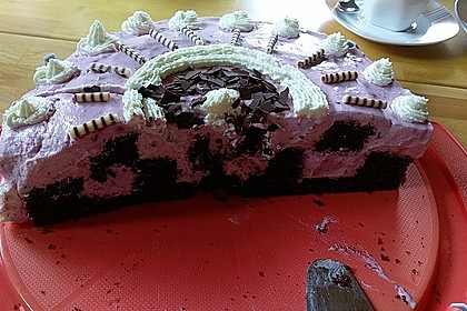 Himbeer - Schachbrett - Torte 32