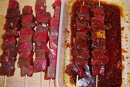 Rindfleisch - Satay mit Erdnussso&szlig;e 2