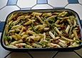 Nudelauflauf mit gr&uuml;nen Bohnen