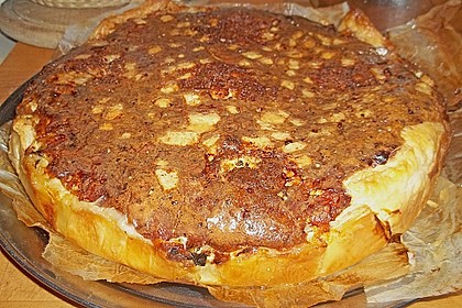 Spinatkuchen mit gekochtem Schinken 4