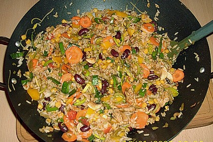 Dreadys Reispfanne - auch f&uuml;r den Wok 8