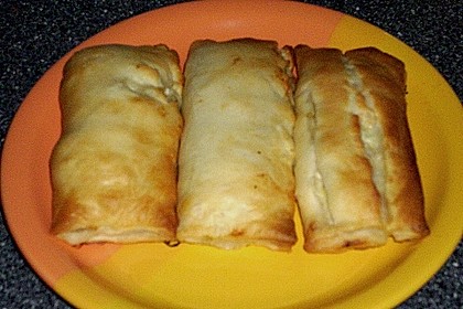 Gef&uuml;llter Bl&auml;tterteig mit Lachs 11