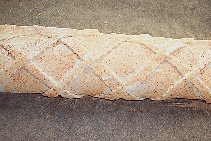 Gef&uuml;llter Bl&auml;tterteig mit Lachs 3