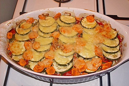 Bunter Gemüseauflauf 9