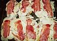 Nackensteaks auf dem Blech