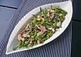 Salat mit gr&uuml;nen Bohnen und H&auml;hnchen