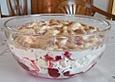 Himbeeren mit Sahne und Baiser