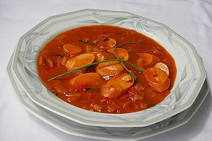 Nette&acute;s W&uuml;rstchen - Gulasch