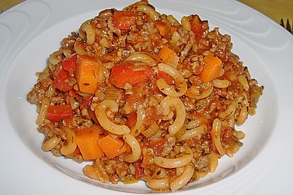 Schnelle Hack - Nudel Pfanne 7