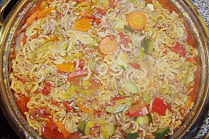 Schnelle Hack - Nudel Pfanne 31