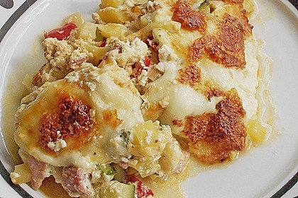 Zucchini - Paprika - Kartoffel - Auflauf