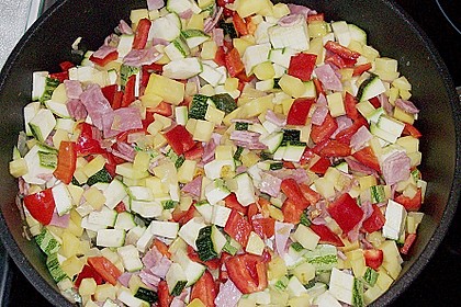 Zucchini - Paprika - Kartoffel - Auflauf 1