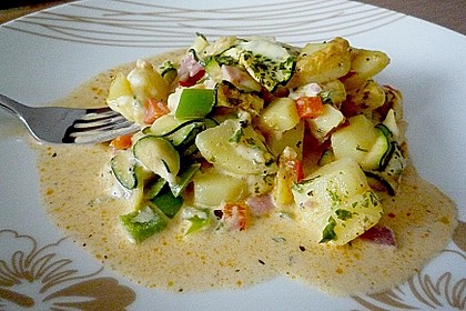 Zucchini - Paprika - Kartoffel - Auflauf 5