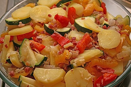 Zucchini - Paprika - Kartoffel - Auflauf 6