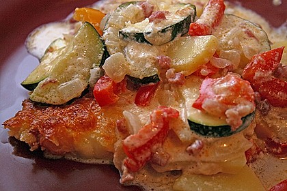 Zucchini - Paprika - Kartoffel - Auflauf 8