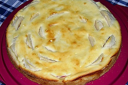 Apfelkuchen mit Quarkguss 3
