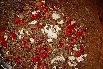 Linsensalat mit Schafsk&auml;se 1