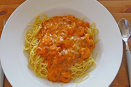 Spaghetti Scampi 4