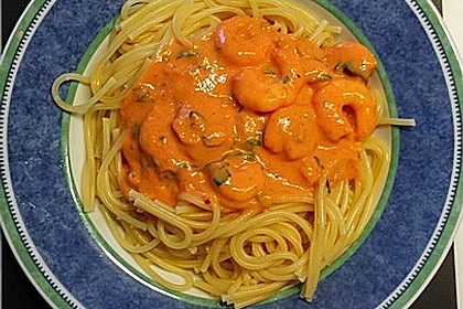 Spaghetti Scampi 6