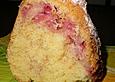 Bunter Erdbeersandkuchen