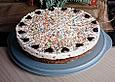 Erfrischende Johannisbeer - Sahnetorte