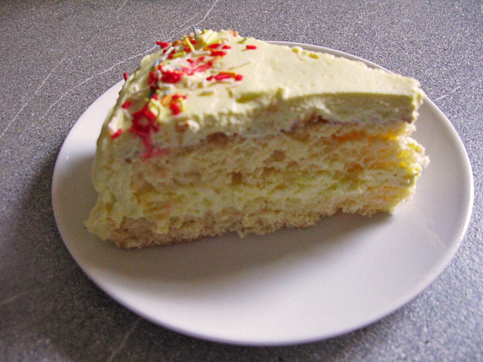 Zitronencreme - Torte (Rezept mit Bild) von littlehobbit | Chefkoch.de