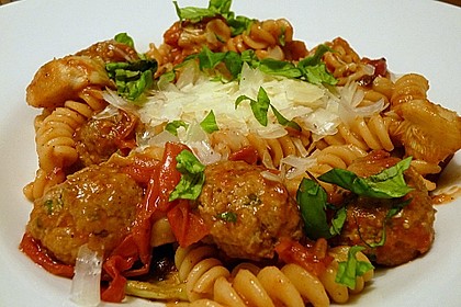 Fusilli con Polpettine
