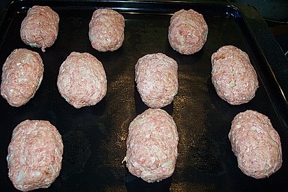 Mini - Hackbraten mit Schafsk&auml;seherz aus dem Ofen 10