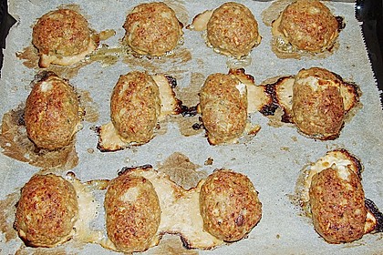 Mini - Hackbraten mit Schafsk&auml;seherz aus dem Ofen 13