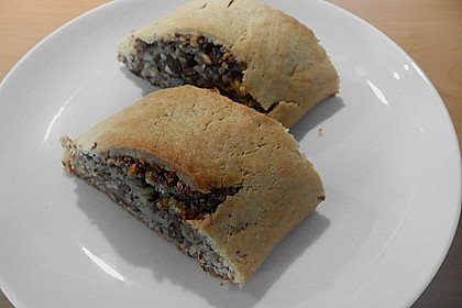 Mürbeteig - Nussrolle 4