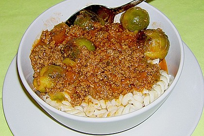 Rosenkohl - Hack - Pfanne 3
