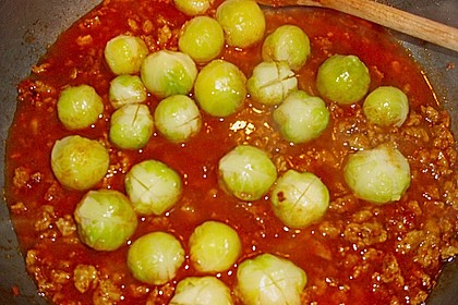 Rosenkohl - Hack - Pfanne 6