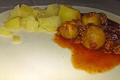 Rosenkohl - Hack - Pfanne 8
